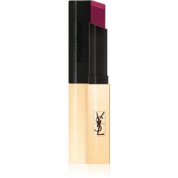 Yves Saint Laurent Rouge Pur Couture The Slim tenká matující rtěnka s koženým efektem odstín 4 Fuchsia Excentrique 2,2 g