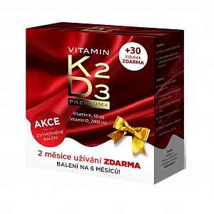 Biomin VITAMIN K2+D3 2000 I.U. PREMIUM tob.60+30