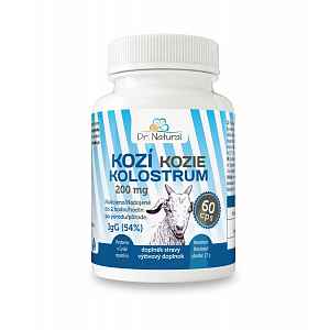 Dr. Natural Kozí Kolostrum IgG 54% 200 mg 60 kapslí