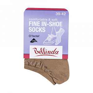 Bellinda FINE IN-SHOE vel. 39/42 dámské kotníkové ponožky 1 pár tělové