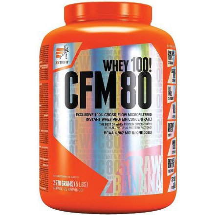 CFM Instant Whey 80 2,27 kg jahoda banán