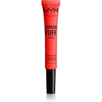 NYX Professional Makeup Powder Puff Lippie rtěnka s polštářkovým aplikátorem odstín 17 Crushing Hard 12 ml