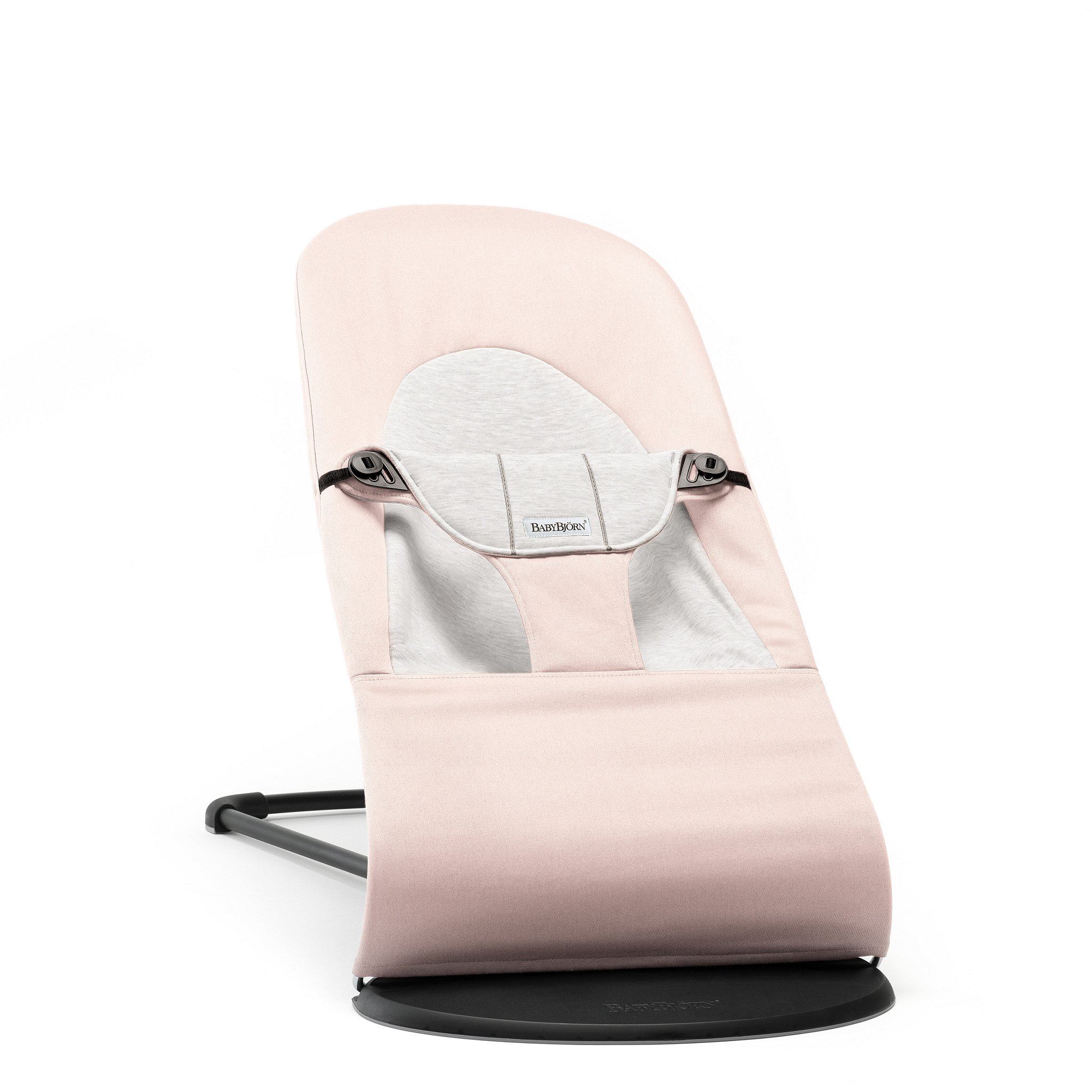 BABYBJÖRN Lehátko Bliss Light Pink/Grey, Cotton Jersey