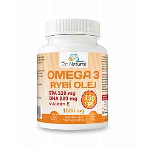 Dr. Natural Omega 3 Rybí olej 1000 mg 150 kapslí