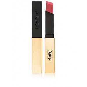 Yves Saint Laurent Rouge Pur Couture The Slim tenká matující rtěnka s koženým efektem odstín 12 Nu Incongru 2,2 g