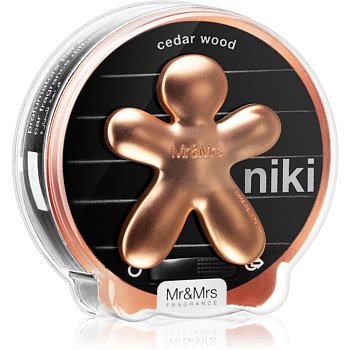 Mr & Mrs Fragrance Niki Cedar Wood vůně do auta plnitelná