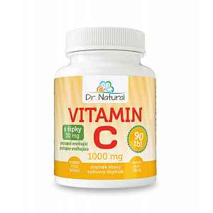 Dr. Natural Vitamín C se šípky 1 000 mg 90 tablet