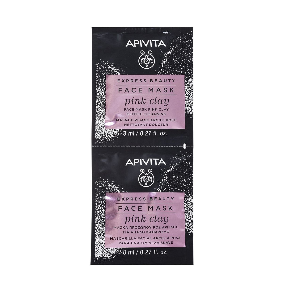 APIVITA Express Beauty Pink Clay pleťová maska 2x8 ml