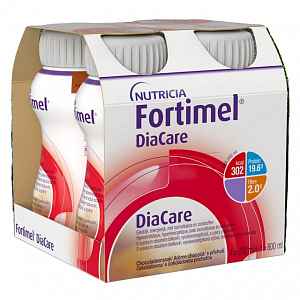 Fortimel DiaCare s příchutí čokoládovou 4x200 ml