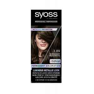 Syoss Metallic Collection Permanentní barva na vlasy 3-89 kávově bronzová 115 ml