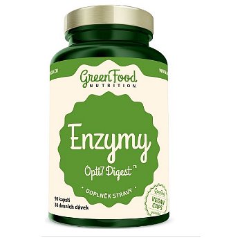 GreenFood Nutrition Enzymy Opti 7 Digest 90cps