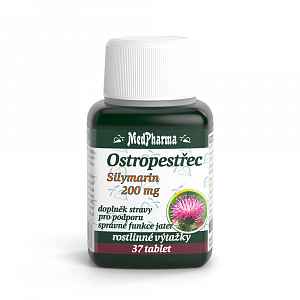 MedPharma Ostropestřec (Silymarin 200mg) 37 tablet