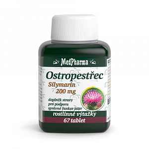 MedPharma Ostropestřec (Silymarin 200mg) 67 tablet