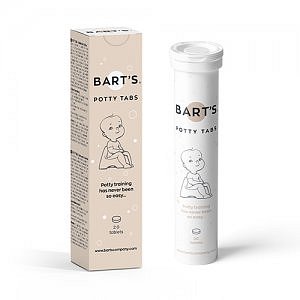 BART´S Potty tabs šumivé tablety do nočníku 20ks