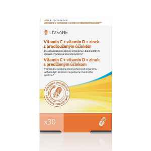 Livsane Vitamin C+d+zinek S Prodl.účinkem Tobolek 30