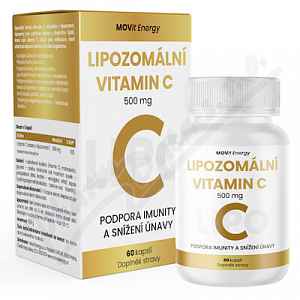 MOVit Energy Lipozomální Vitamin C 500 mg 60 kapslí