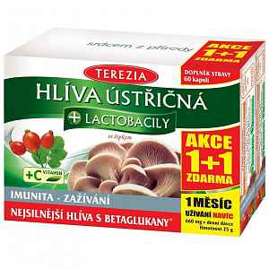 Terezia Company Hlíva ústřičná+Lactobacily 120 tablet