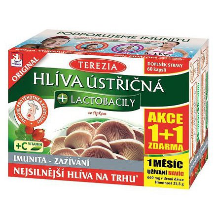 Terezia Company Hlíva ústřičná+Lactobacily 120 tablet