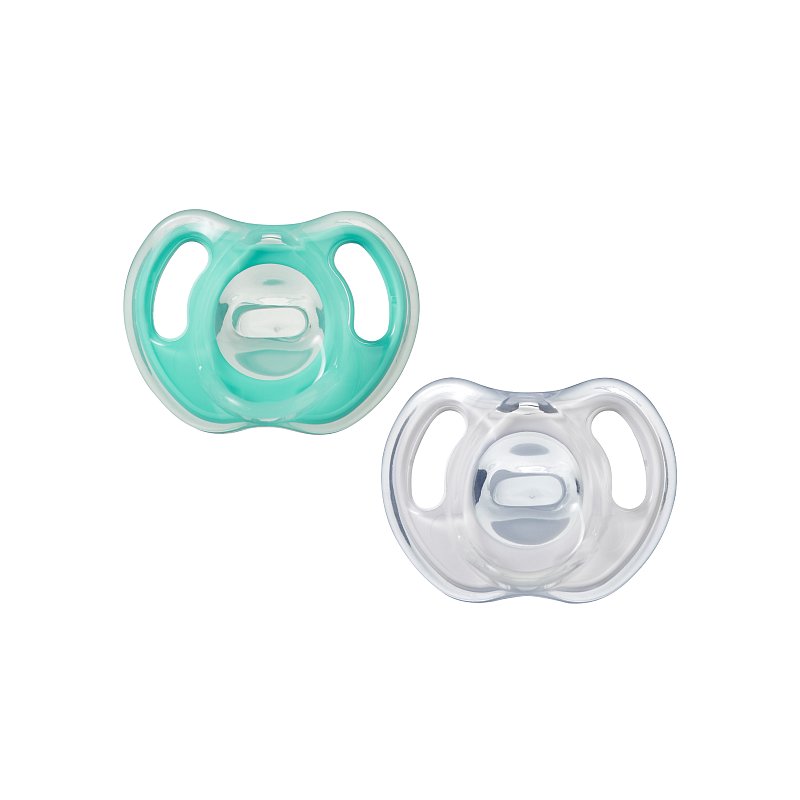 Tommee Tippee Šidítko silikon Ultra-light 2ks 0-6m