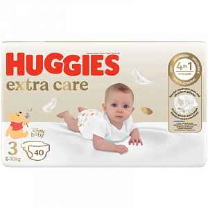 Huggies Extra Care 3, 40 ks