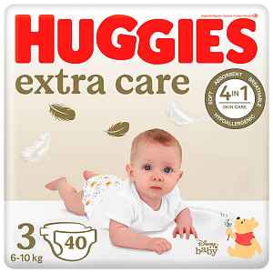 Huggies Extra Care 3, 40 ks