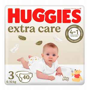 Huggies Extra Care 3, 40 ks