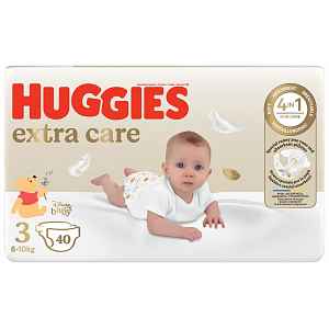 Huggies Extra Care 3, 40 ks