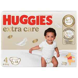 Huggies Extra Care 4, 33 ks