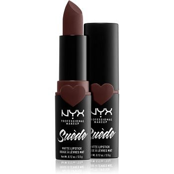 NYX Professional Makeup Suede Matte  Lipstick matná rtěnka odstín 07 Cold Brew 3,5 g