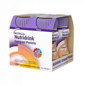 Nutridrink Compact Protein broskev a mango 4x125 ml