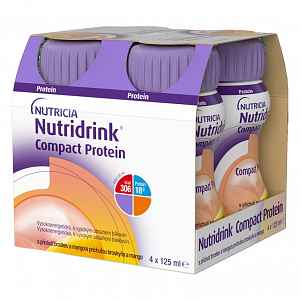 Nutridrink Compact Protein broskev a mango 4x125 ml