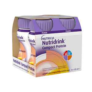 Nutridrink Compact Protein broskev a mango 4x125 ml