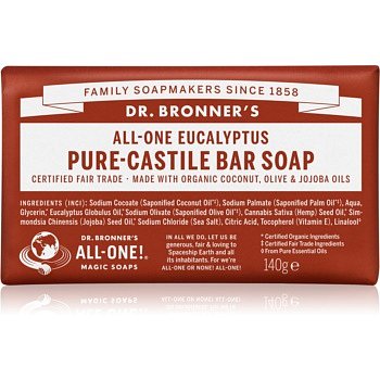 Dr. Bronner’s Eucalyptus tuhé mýdlo  140 g