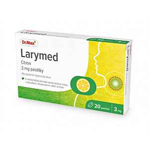 Dr. Max Larymed Citron 3 mg 20 pastilek