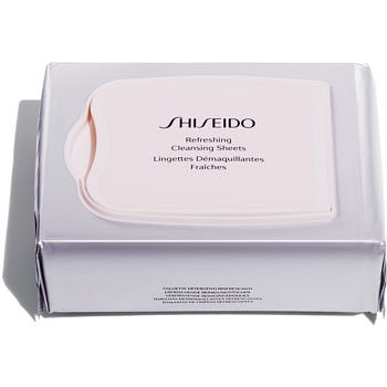 Shiseido Generic Skincare Refreshing Cleansing Sheets odličovací ubrousky pro hloubkové čištění  30 ks