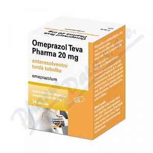 OMEPRAZOL TEVA PHARMA 20 MG 14X20MG Tobolky