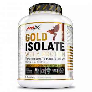 Amix Nutrition Gold Whey Protein Isolate 2280g - přírodní čokoláda