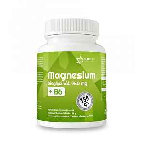 Nutricius Magnesium bisglycinát 950 mg + B6 150 kapslí