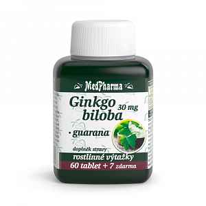 MedPharma Ginkgo biloba+guarana orální tobolky 67