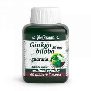 MedPharma Ginkgo biloba+guarana orální tobolky 67