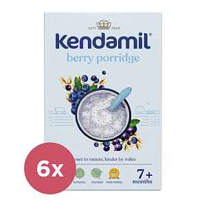 KENDAMIL Kaše mléčná s lesním ovocem 6 x 150 g