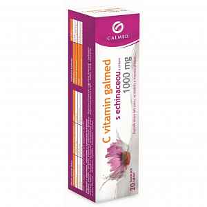 Galmed Vitamin C 1000mg s echinaceou 20 šumivých tablet