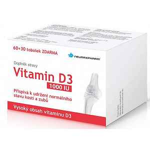 Vitamin D3 1000iu Tobolek 60+30 Zdarma