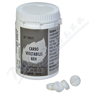 Carbo vegetabilis AKH por.tbl.60