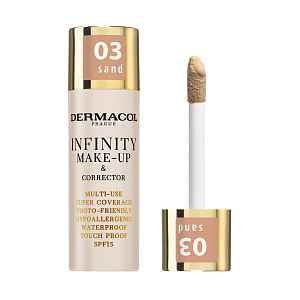 Dermacol Infinity make-up a korektor 03 sand 20 g