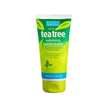 Beauty Formulas Tea tree pěnivý čistící gel na pleť 150ml