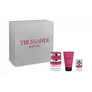 TRUSSARDI Ruby Red dárková sada 3 ks