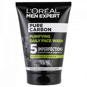 Loréal Paris Men Expert Pure Carbon čisticí gel s aktivním uhlím 100 ml