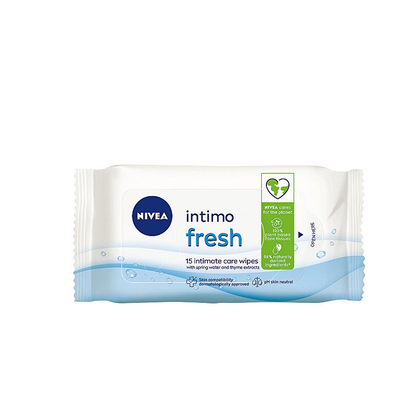 Ubrousky pro intimní hygienu Intimo Fresh (Intimate Care Wipes) 15 ks