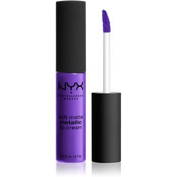 NYX Professional Makeup Soft Matte Metallic Lip Cream tekutá rtěnka s metalicky matným finišem odstín 05 Havana 6,7 ml